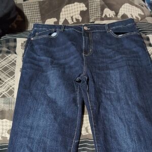 Dark Blue Denim Jeans